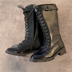 Lace Up Combat Boots
